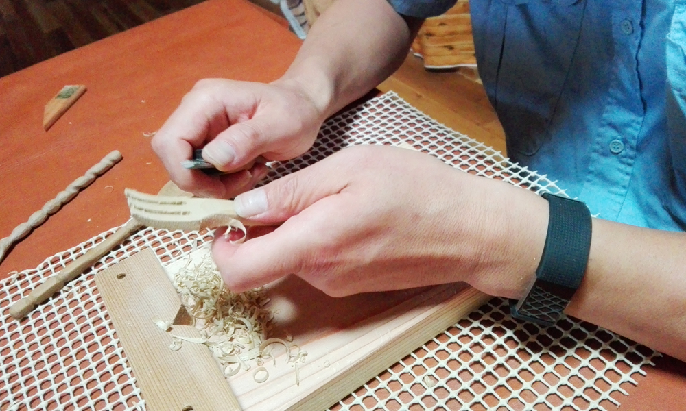 木製カトラリー・キッチンツールの木工体験【4人】